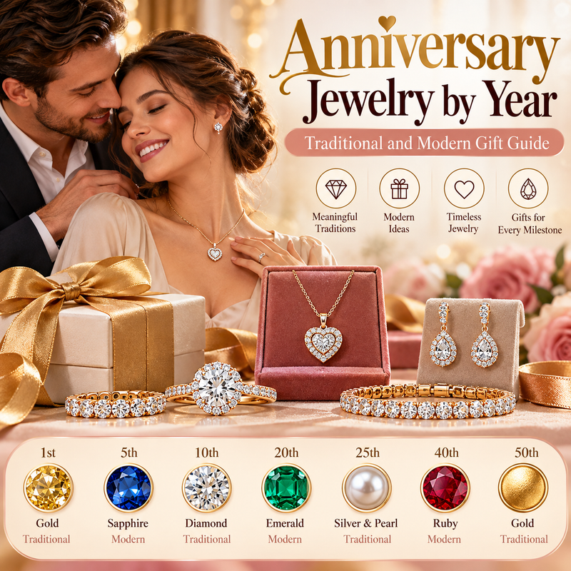 Anniversary Jewelry by Year: Traditional and Modern Gift Guide