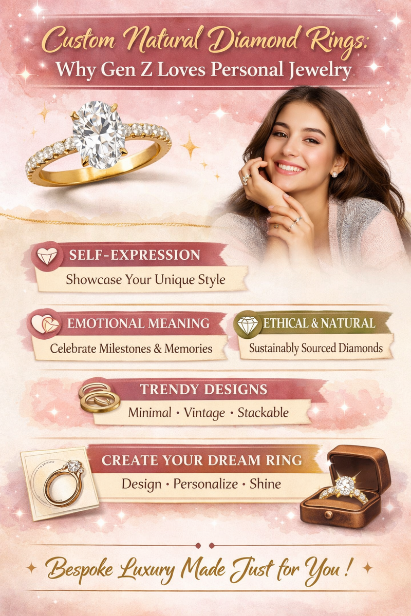 Custom Natural Diamond Rings: Why Gen Z Loves Personal Jewelry