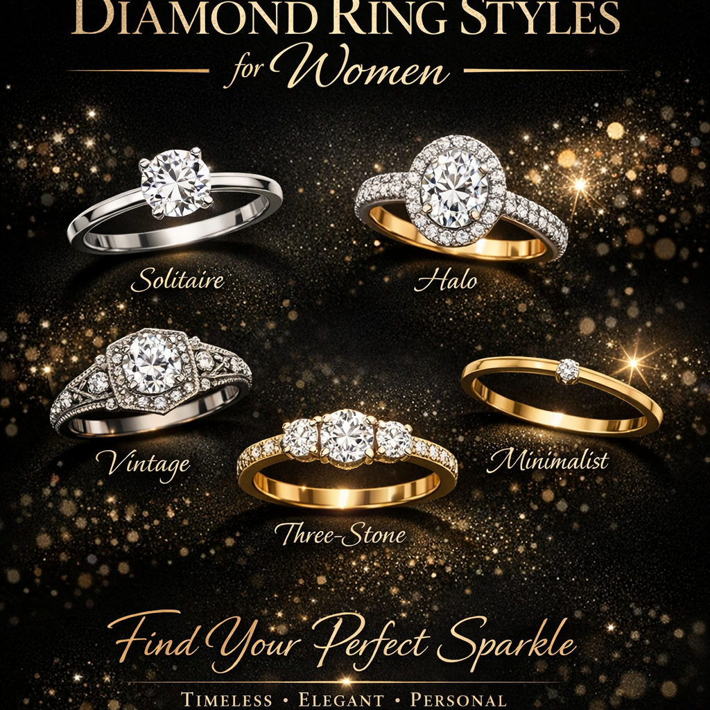 Most Popular Diamond Ring Styles for Women