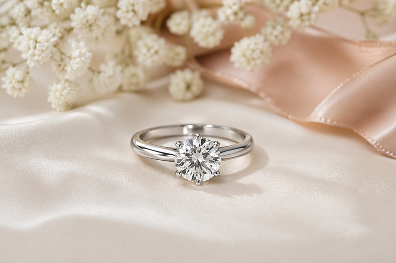 Why Round Moissanite Rings Are the Perfect Symbol of Eternal Love