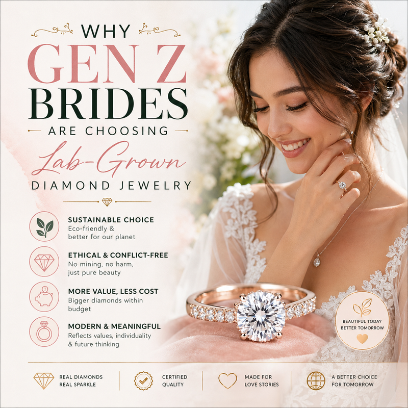 Why Gen Z Brides Are Choosing Lab-Grown Diamond Jewelry