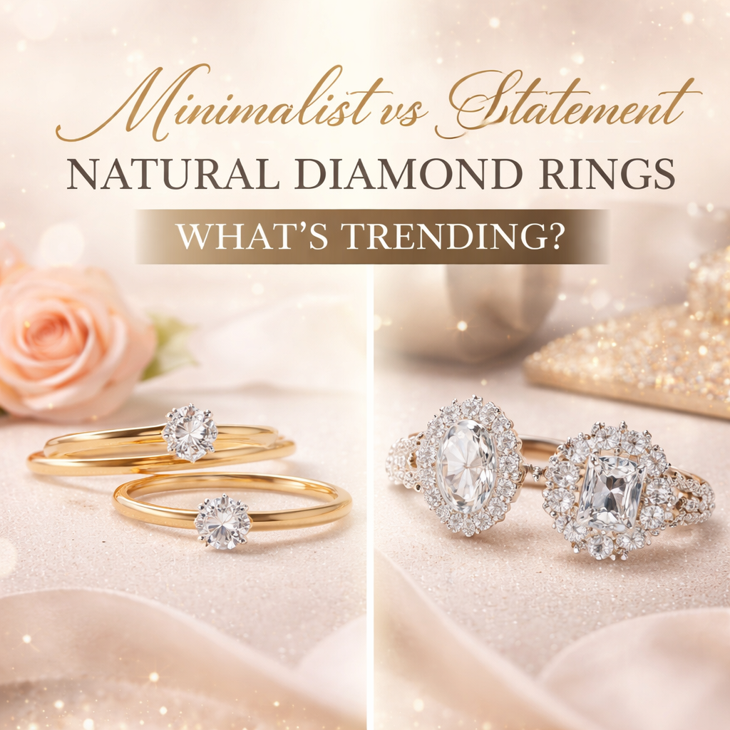Minimalist vs Statement Natural Diamond Rings: What’s Trending?