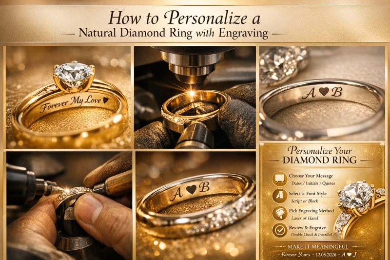 How to Personalize a Natural Diamond Ring with Engraving