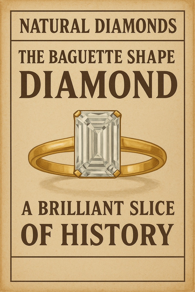 Natural Diamonds – The Baguette Diamond: A Brilliant Slice of History