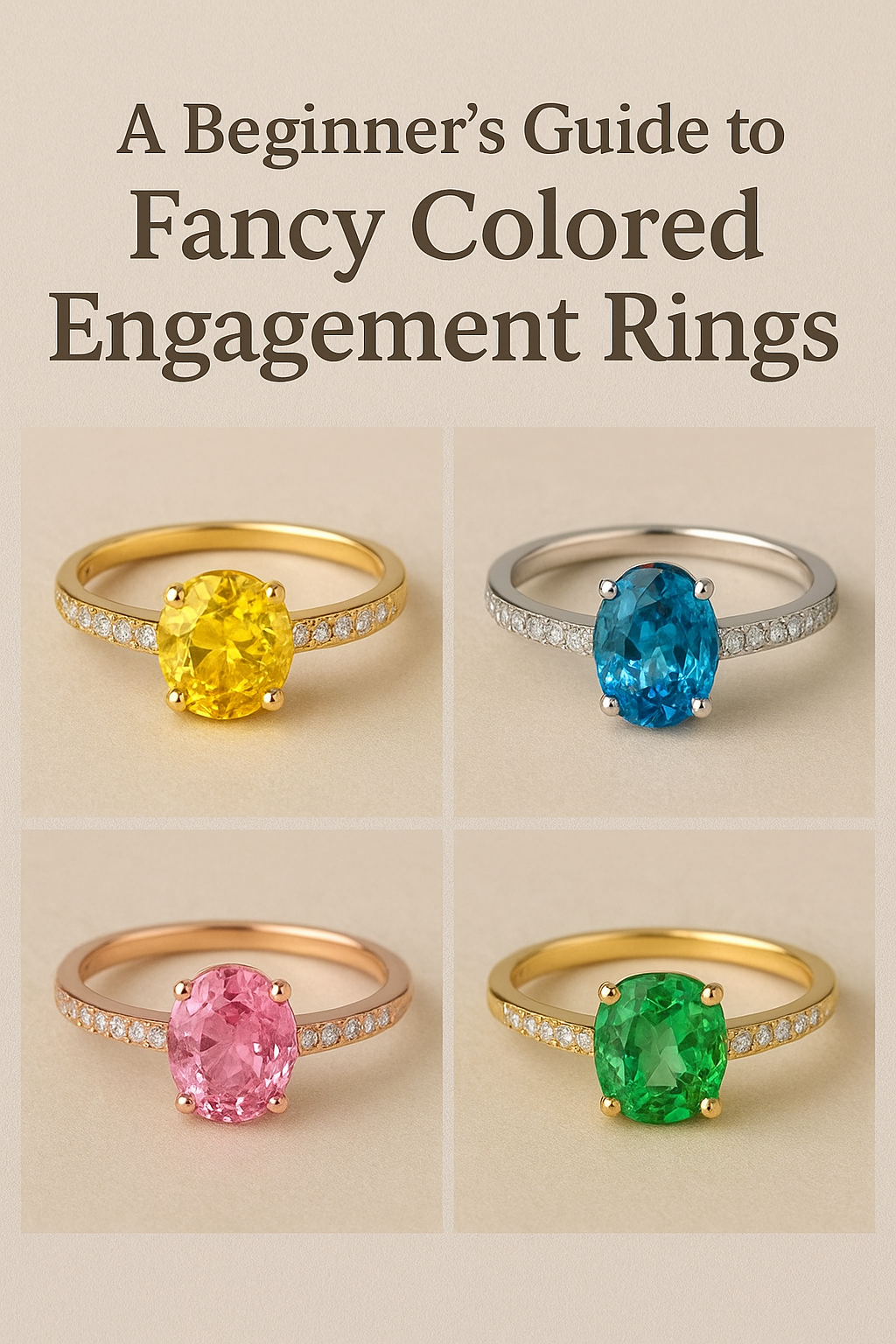 A Beginner’s Guide to Fancy Colored Engagement Rings