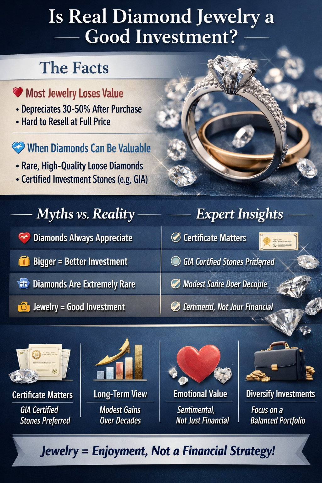 Is Real Diamond Jewelry a Good Investment? Facts, Myths & Expert Insights