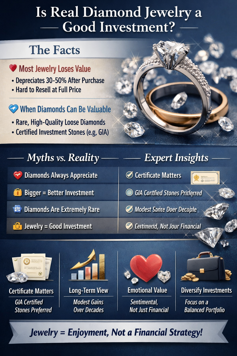 Is Real Diamond Jewelry a Good Investment? Facts, Myths & Expert Insights