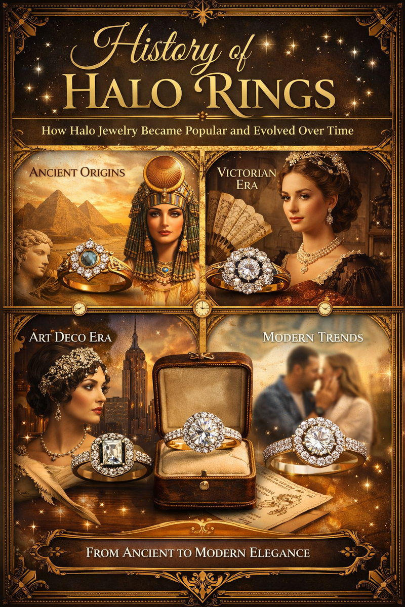 History of Halo Rings – How Halo Jewelry Became Popular and Evolved Over Time