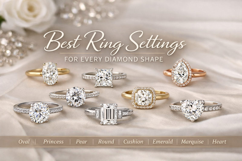 Best Ring Settings for Every Diamond Shape