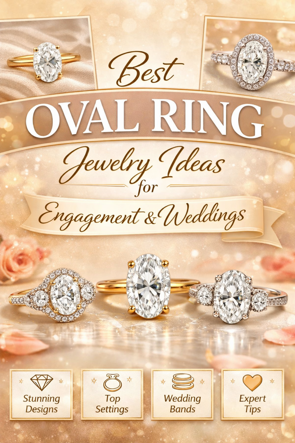Best Oval Ring Jewelry Ideas for Engagement & Weddings