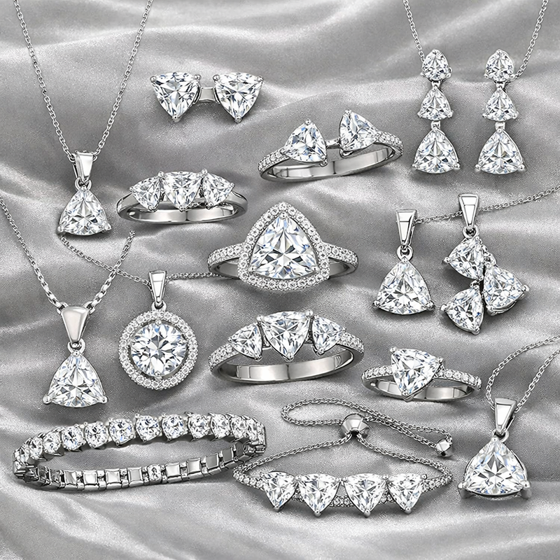 Ultimate Guide to Triangle (Trillion) Diamond Jewelry