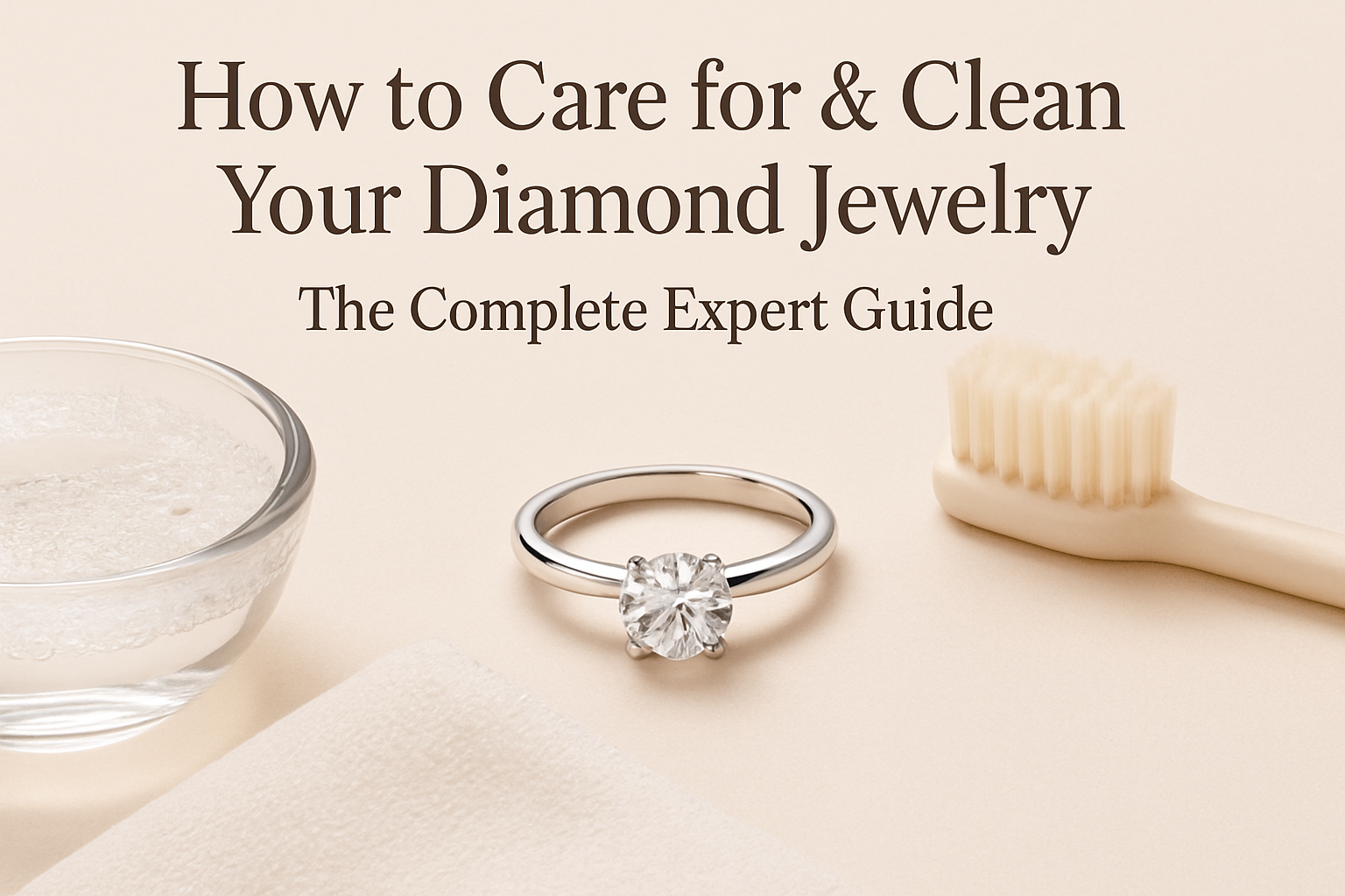 How to Care for & Clean Your Diamond Jewelry — The Complete Expert Guide