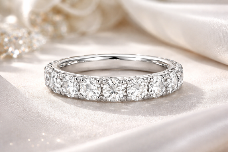 White Diamond Wedding Bands: A Unique Choice