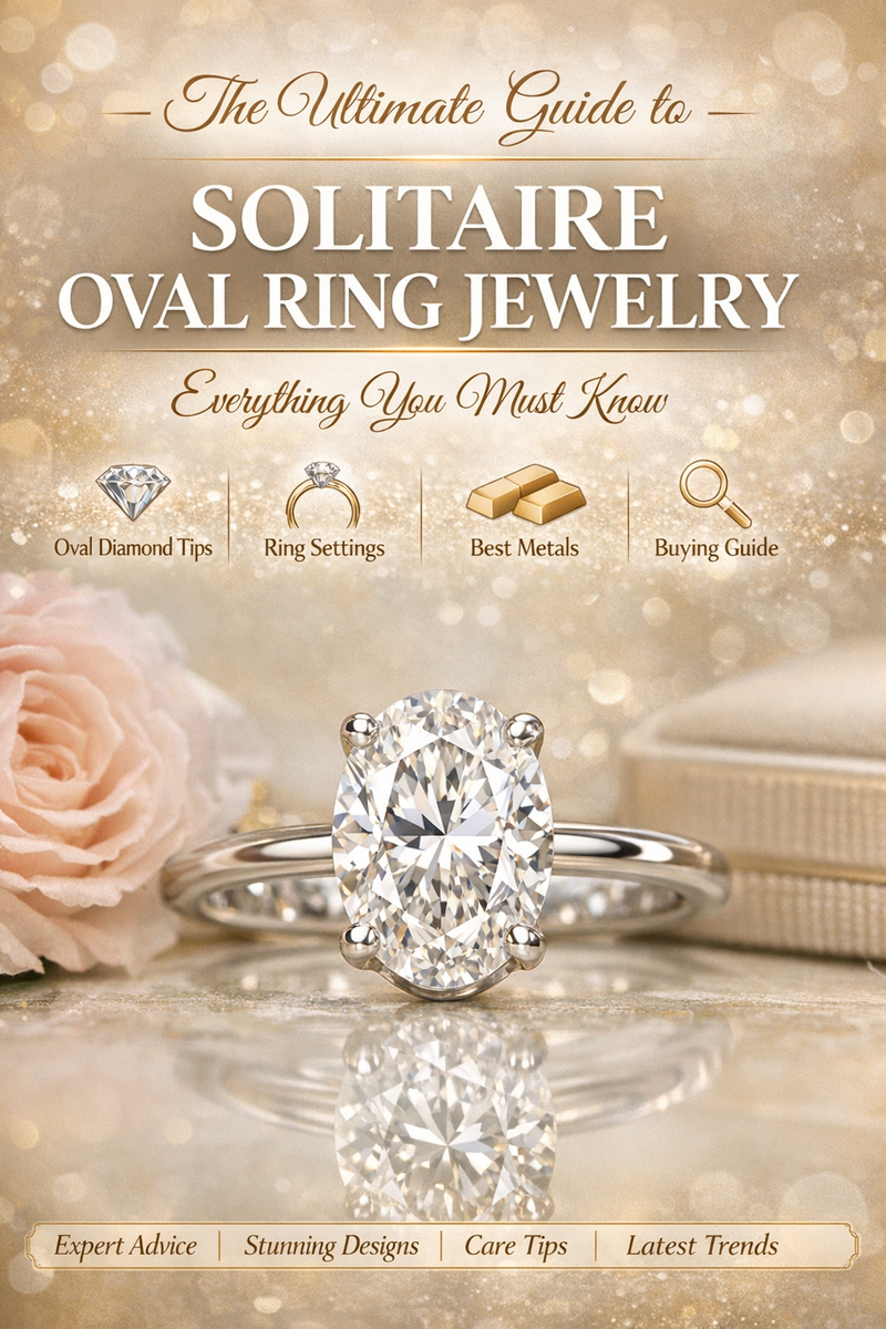 The Ultimate Guide to Solitaire Oval Ring Jewelry — Everything You Must Know