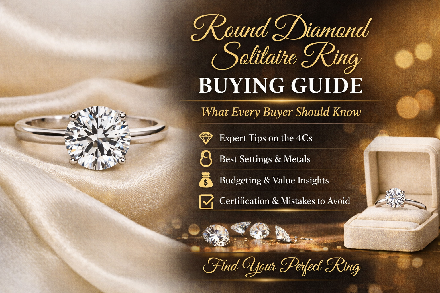 Round Diamond Solitaire Ring Buying Guide: What Every Buyer Should Know