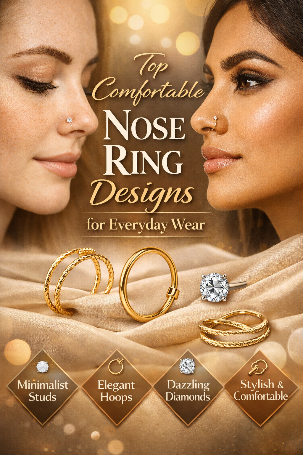 Top Comfortable Nose Ring Designs for Everyday Wear