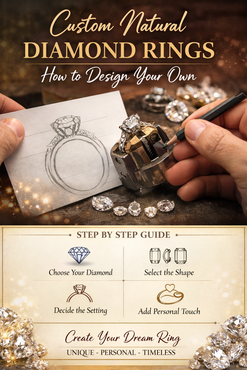 Custom Natural Diamond Rings: How to Design Your Own