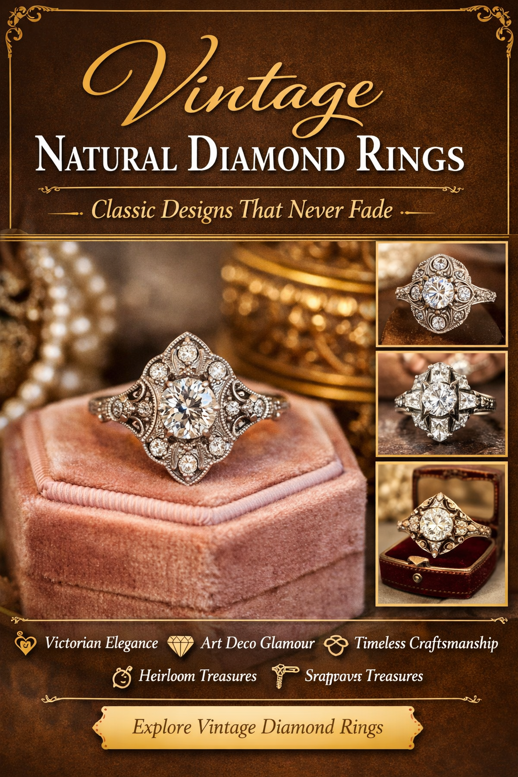 Vintage Natural Diamond Rings: Classic Designs That Never Fade