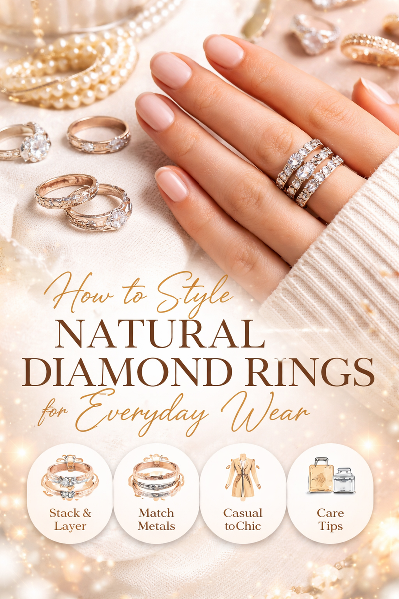 How to Style Natural Diamond Rings for Everyday Wear