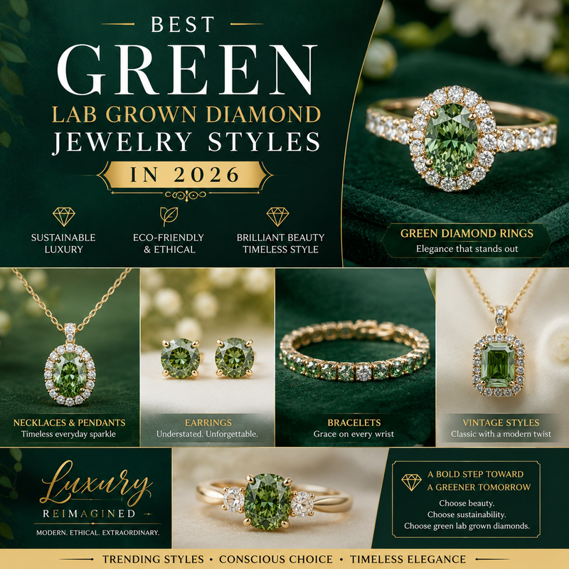 Best Green Lab Grown Diamond Jewelry Styles in 2026