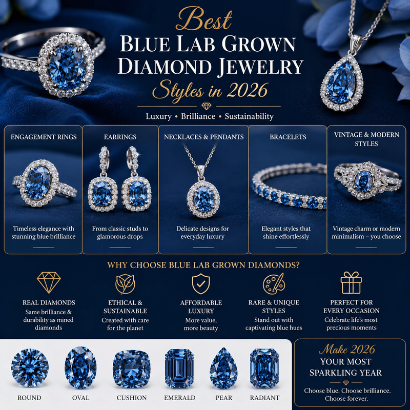 Best Blue Lab Grown Diamond Jewelry Styles in 2026
