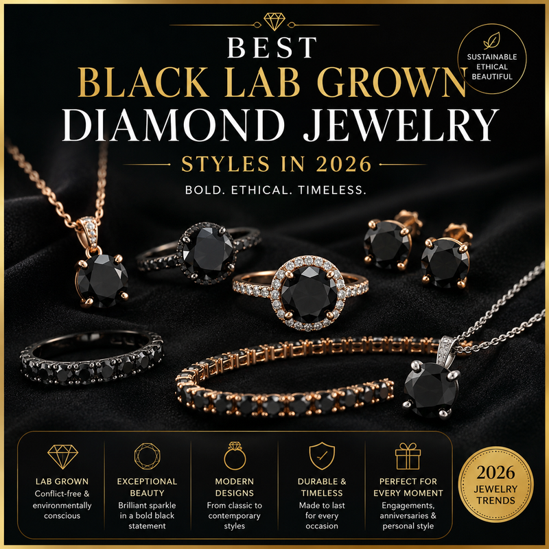 Best Black Lab Grown Diamond Jewelry Styles in 2026