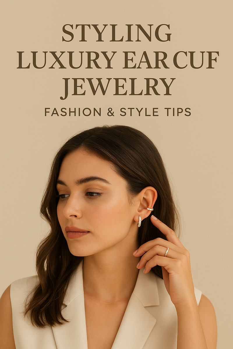 Styling Luxury Ear Cuff Jewelry: Fashion & Style Tips