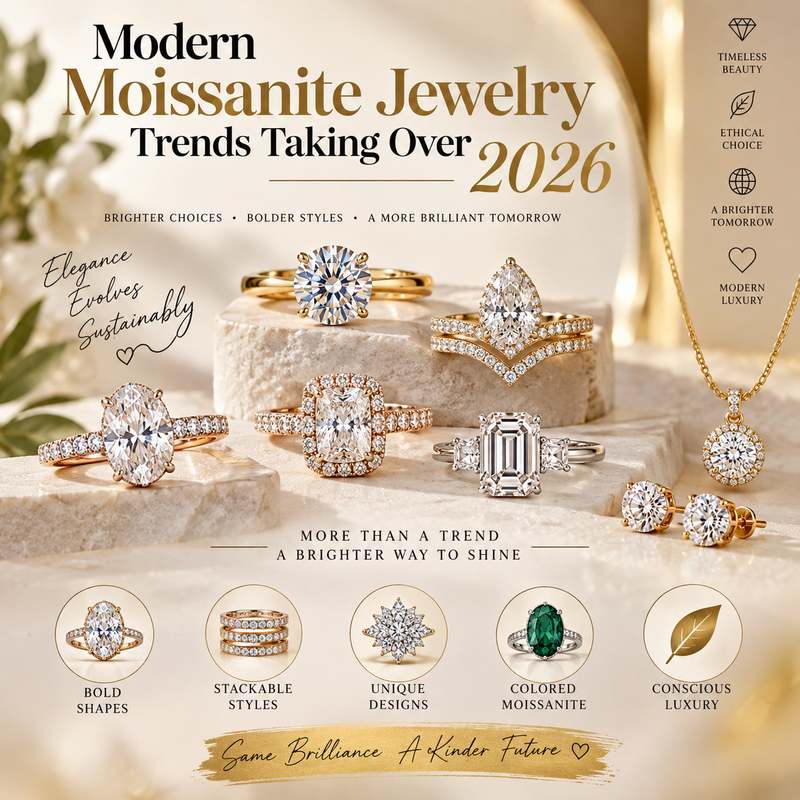 Modern Moissanite Jewelry Trends Taking Over 2026