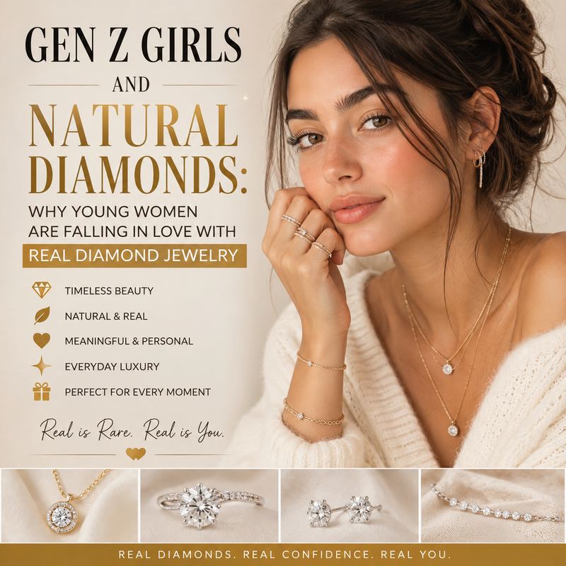 Gen Z Girls and Natural Diamonds: Why Young Women Are Falling in Love With Real Diamond Jewelry