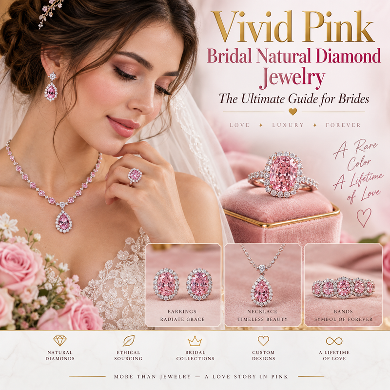 Vivid Pink Bridal Natural Diamond Jewelry: The Ultimate Guide for Brides