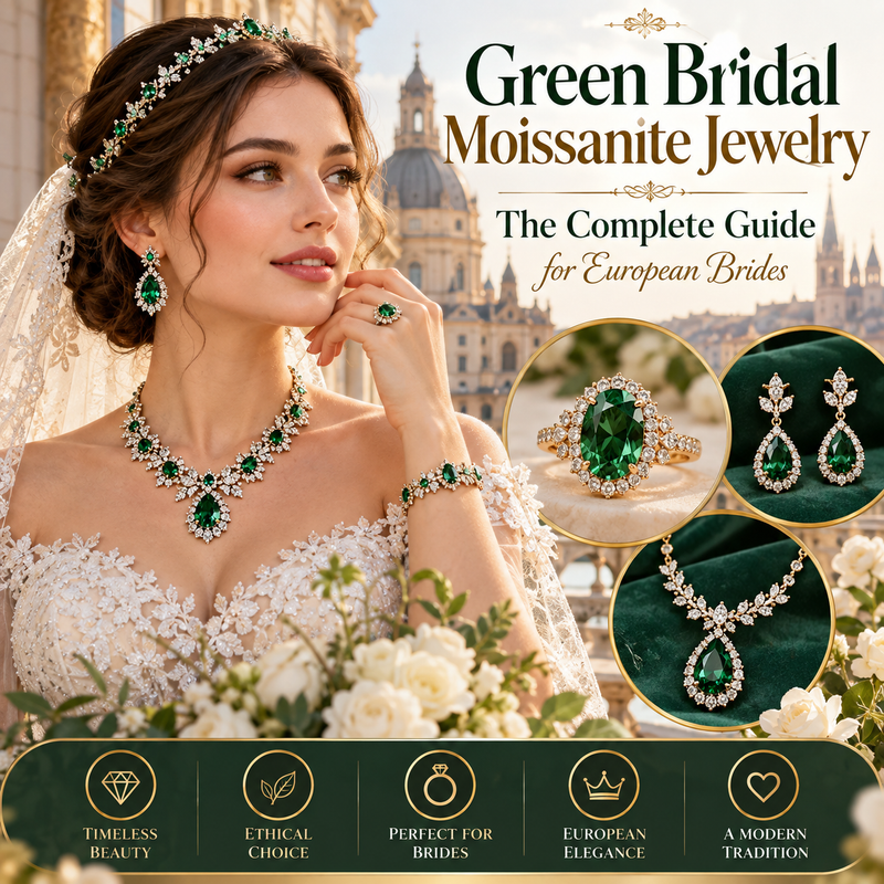 Green Bridal Moissanite Jewelry: The Complete Guide for European Brides