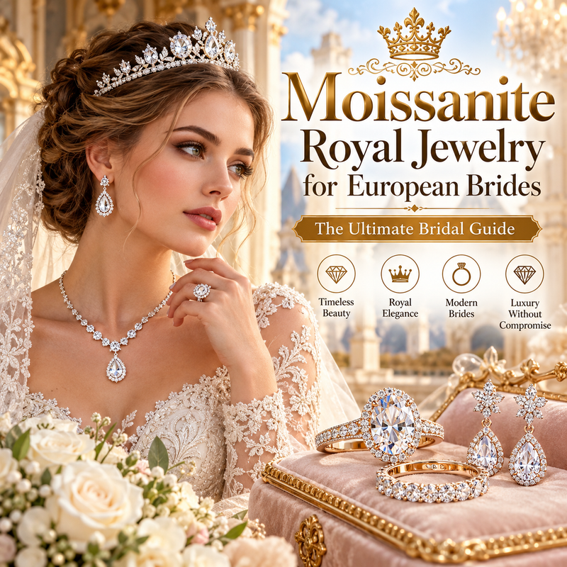 Moissanite Royal Jewelry for European Brides: The Ultimate Bridal Guide