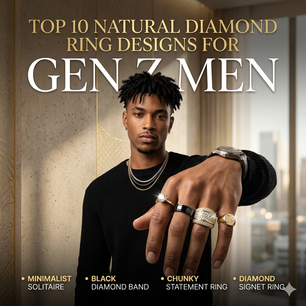 Top 10 Natural Diamond Ring Designs for Gen Z Men