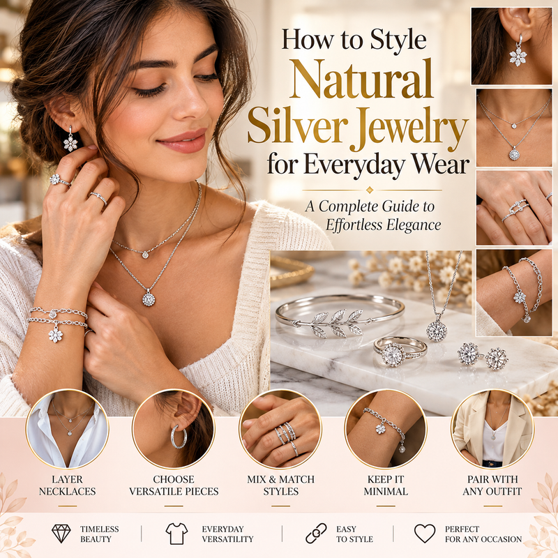 How to Style Natural Silver Jewelry for Everyday Wear: A Complete Guide to Effortless Elegance