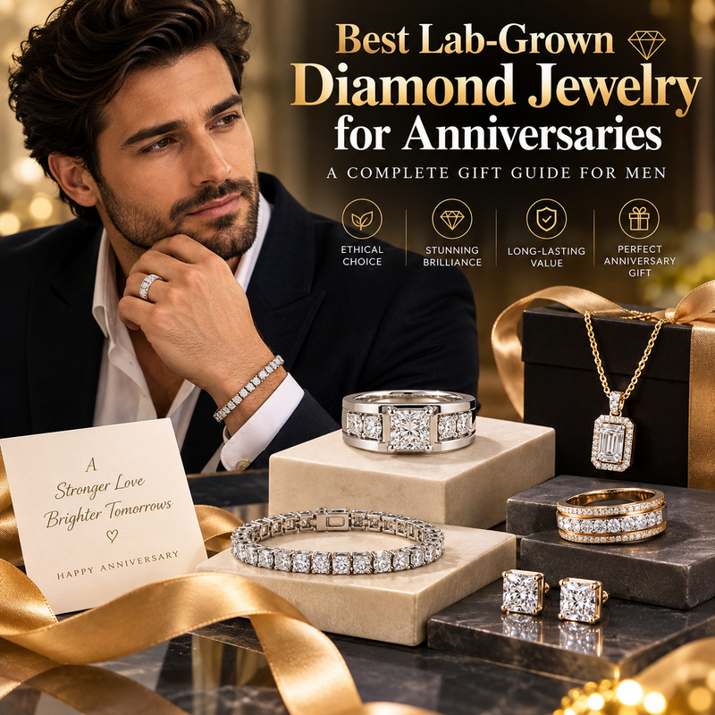 Best Lab-Grown Diamond Jewelry for Anniversaries: A Complete Gift Guide for Men