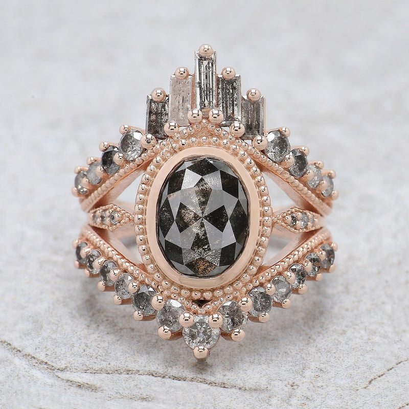 What is a Salt and Pepper Engagement Ring?