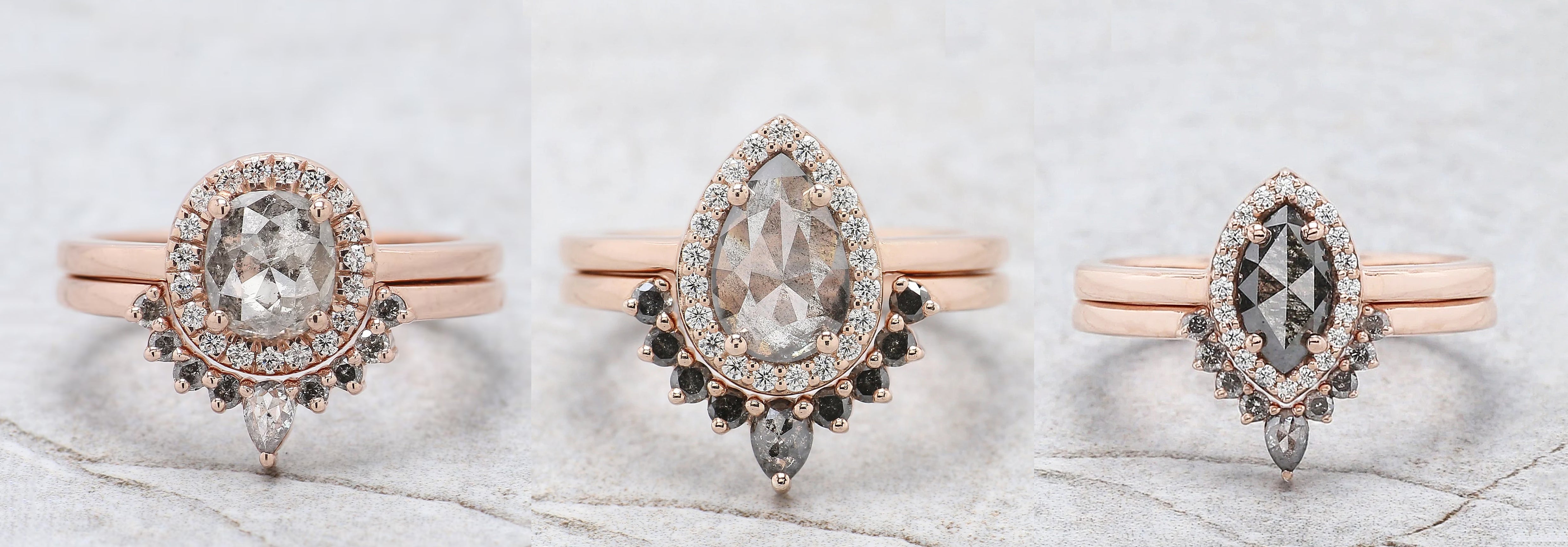 Best Wedding Bands for Oval, Pear & Marquise Diamonds