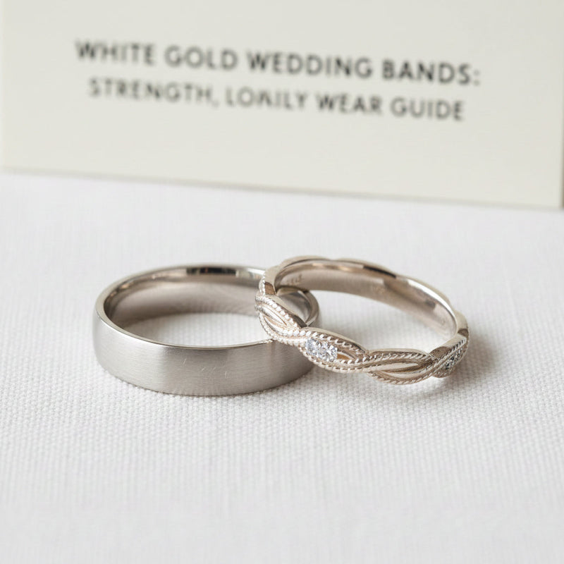 White Gold Wedding Bands: Strength, Longevity & Daily Wear Guide