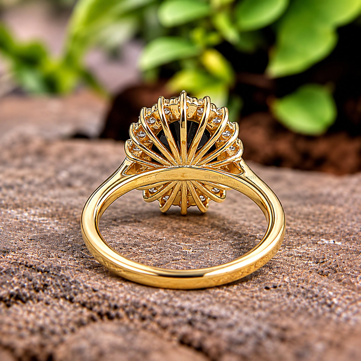 Oval Shape Engagement Ring With Round Side Stone, Oval CZ Wedding Ring For Women, Travel Ring, Promise Ring, Dainty Anniversary Gift FD606