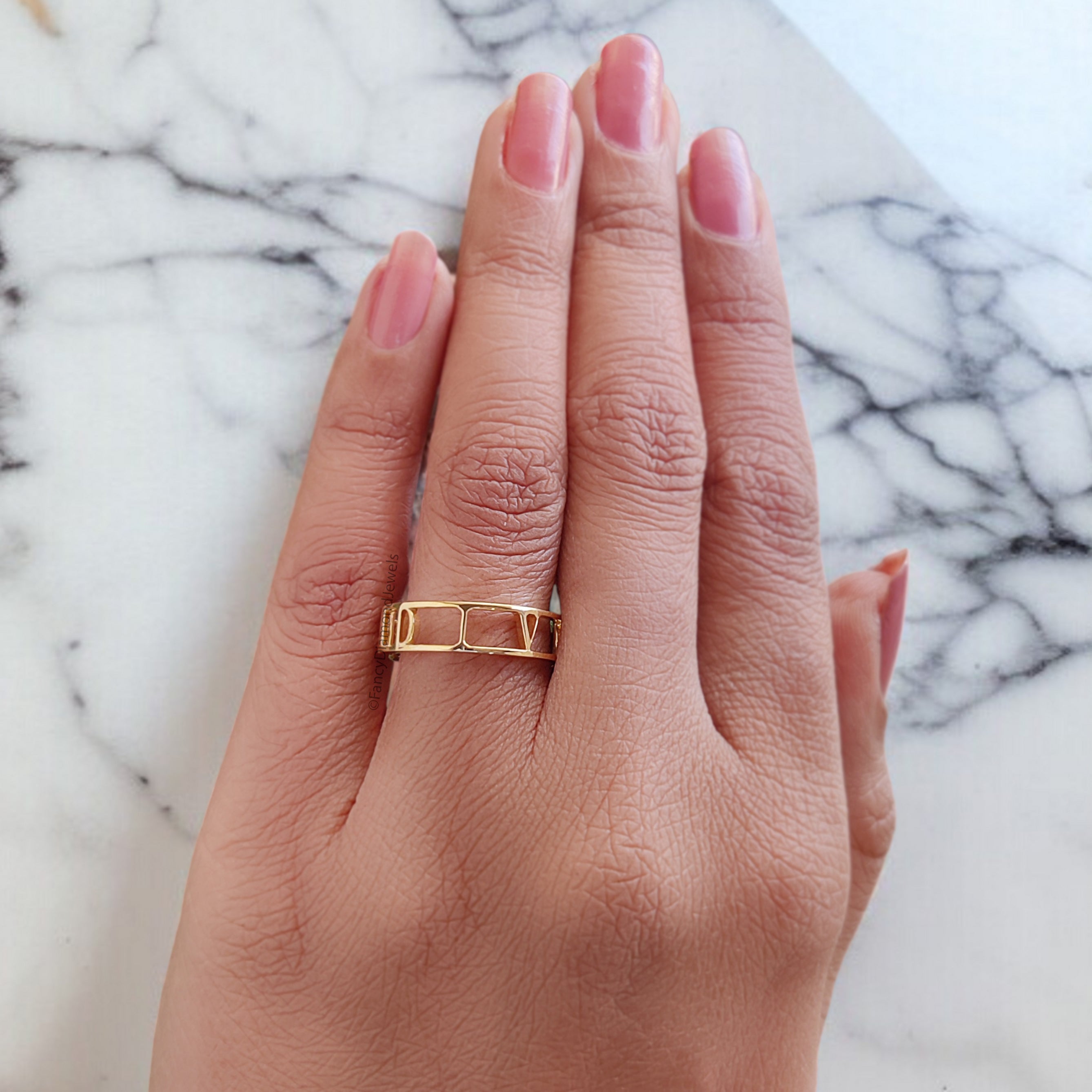 Double Name Gold Jewelry Ring Birthday Gift for Her Customize Heart Name engagement Ring Personalized Ring Stackable Custom Name Ring FD412