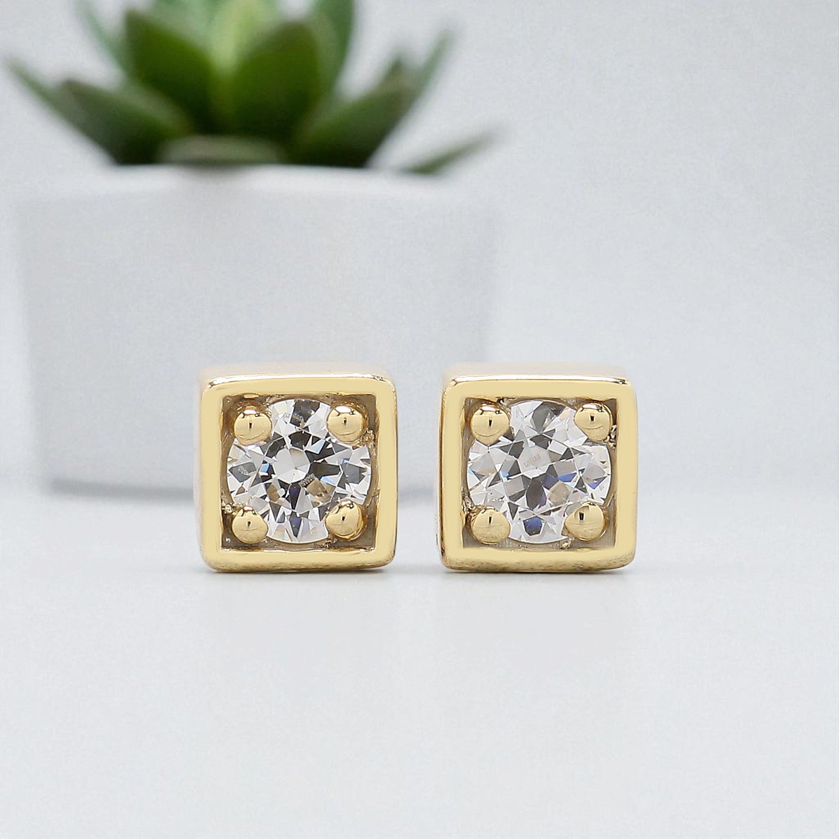 0.75 Ct Round White Diamond Earring Round Brilliant Shape Earring Prong Earring Engagement Earring Earlobe Earrings Gift For Her KD1001