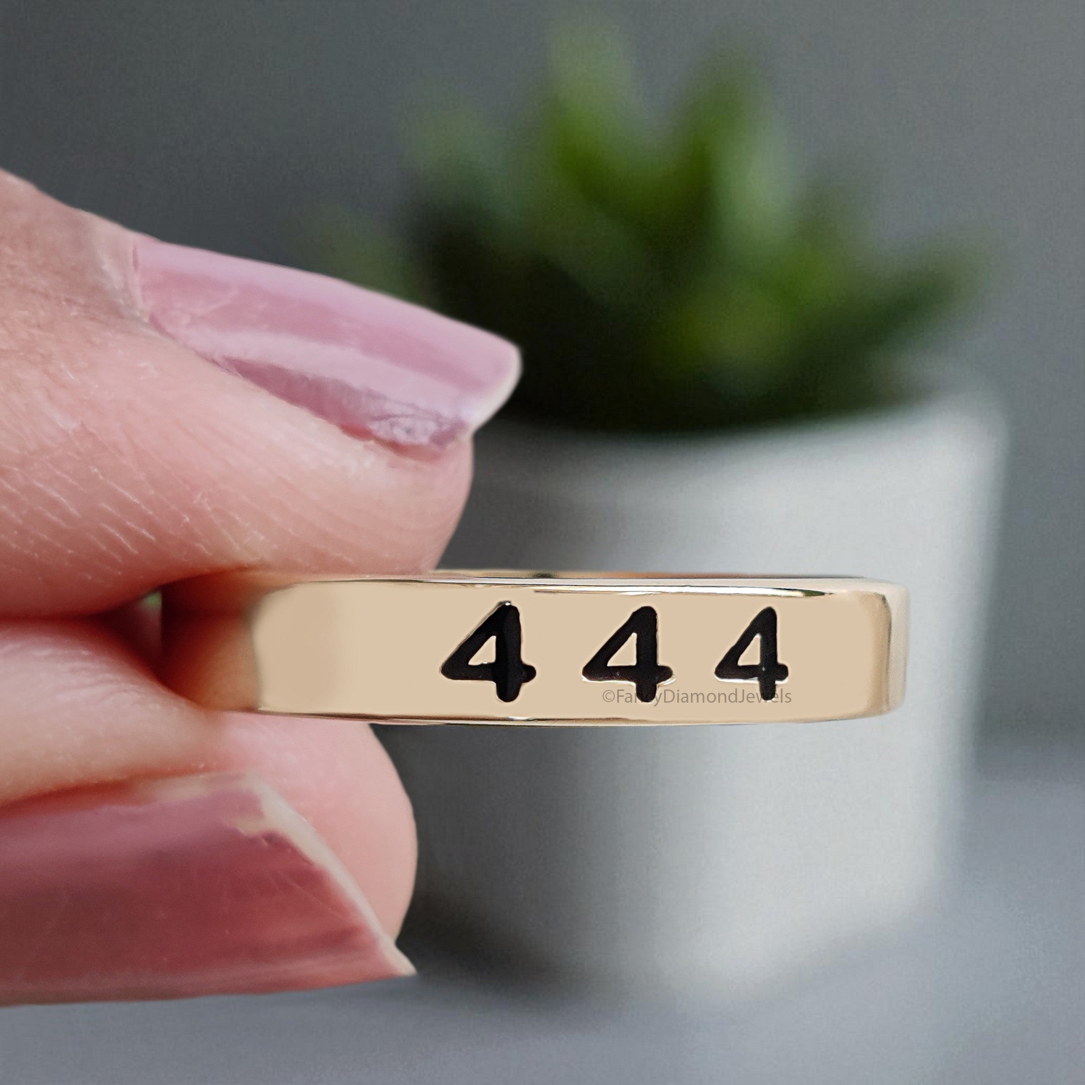 Lucky Number Ring with Free Numerology Reading Report Lo Shu Grid Name Compatibility Custom Angel Number 111 777 888 Gold Silver Ring FD401