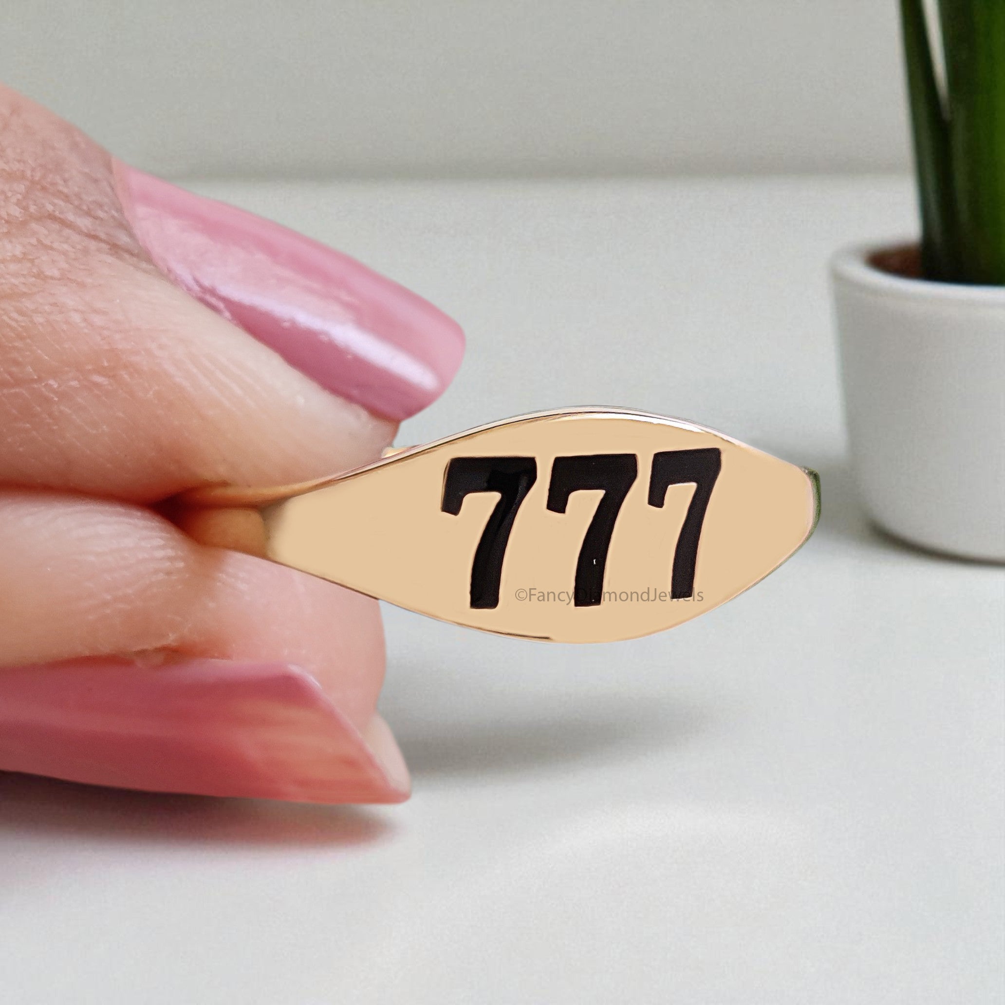 Angel Number 111 777 888 Gold Ring with Free Numerology Reading Report Lo Shu Grid Name Compatibility Custom Lucky Number Silver Ring FD415
