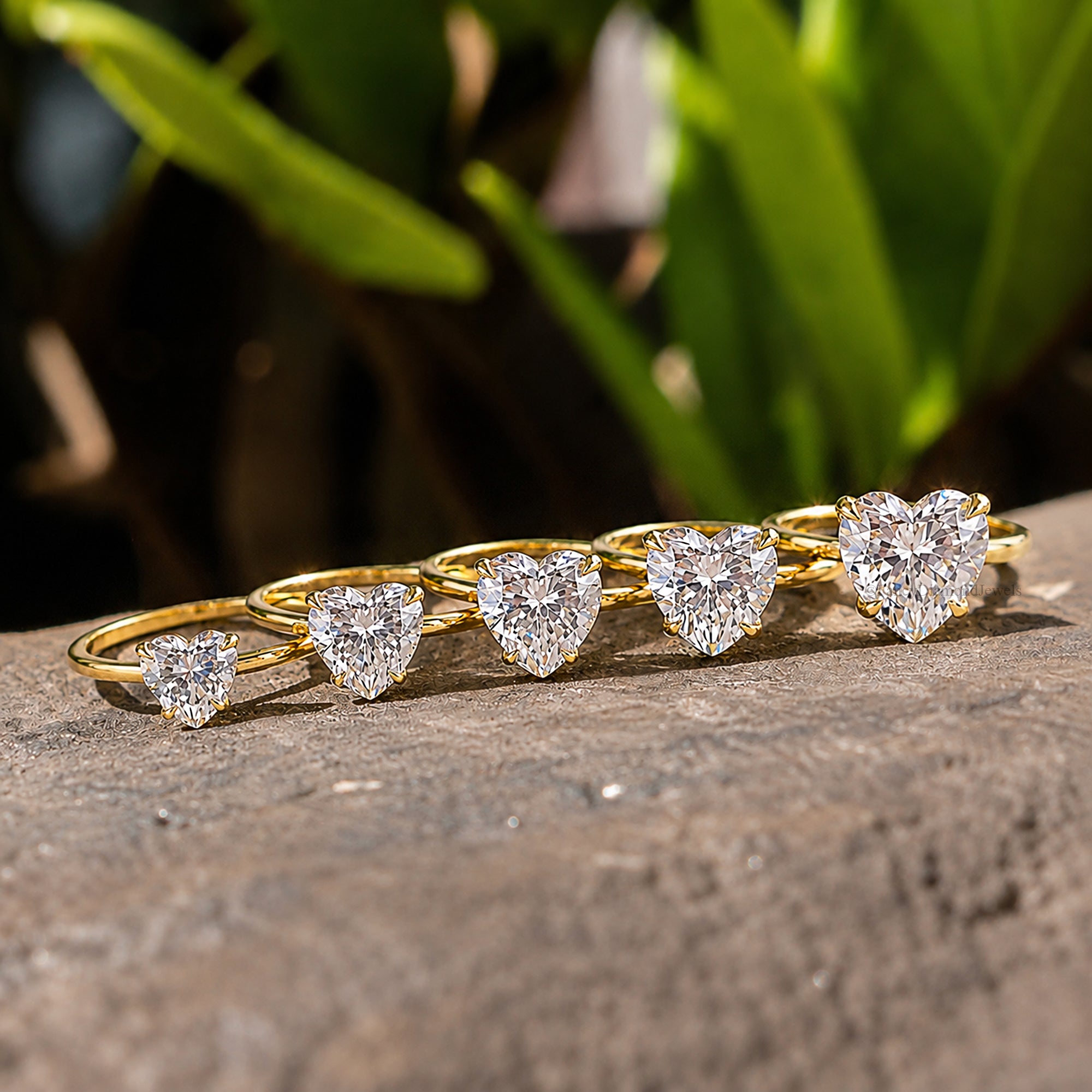 Heart Cut engagement ring 10mm 9mm 8mm 7mm 6mm stone ring Silver Promise ring Diamond ring Simulant ring Solitaire ring Gift for her FD200