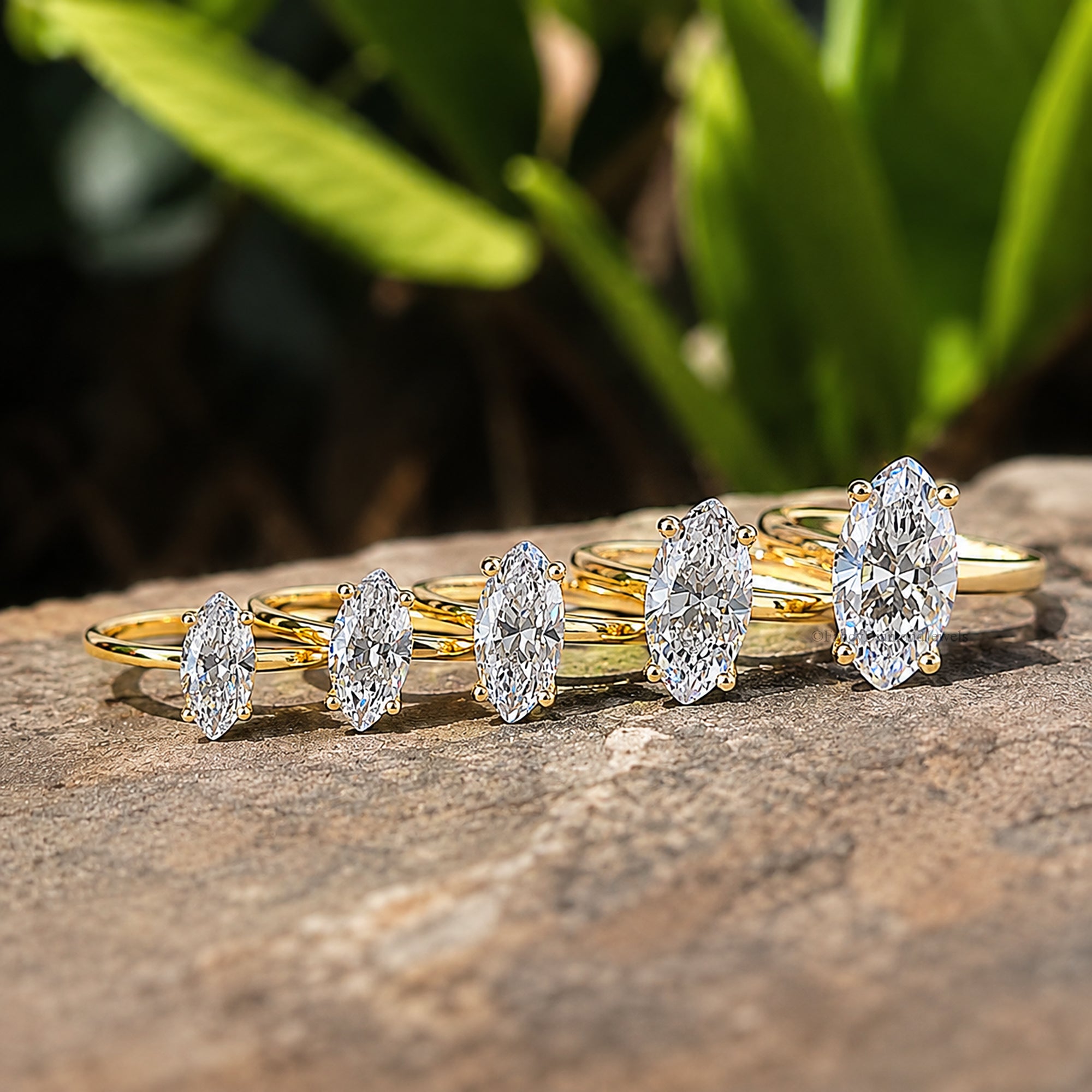 Marquise Cut engagement ring 8mm 9mm 10mm 12mm 14mm stone ring Silver Promise ring Marquise Cut Diamond Solitaire ring Gift for her FD281