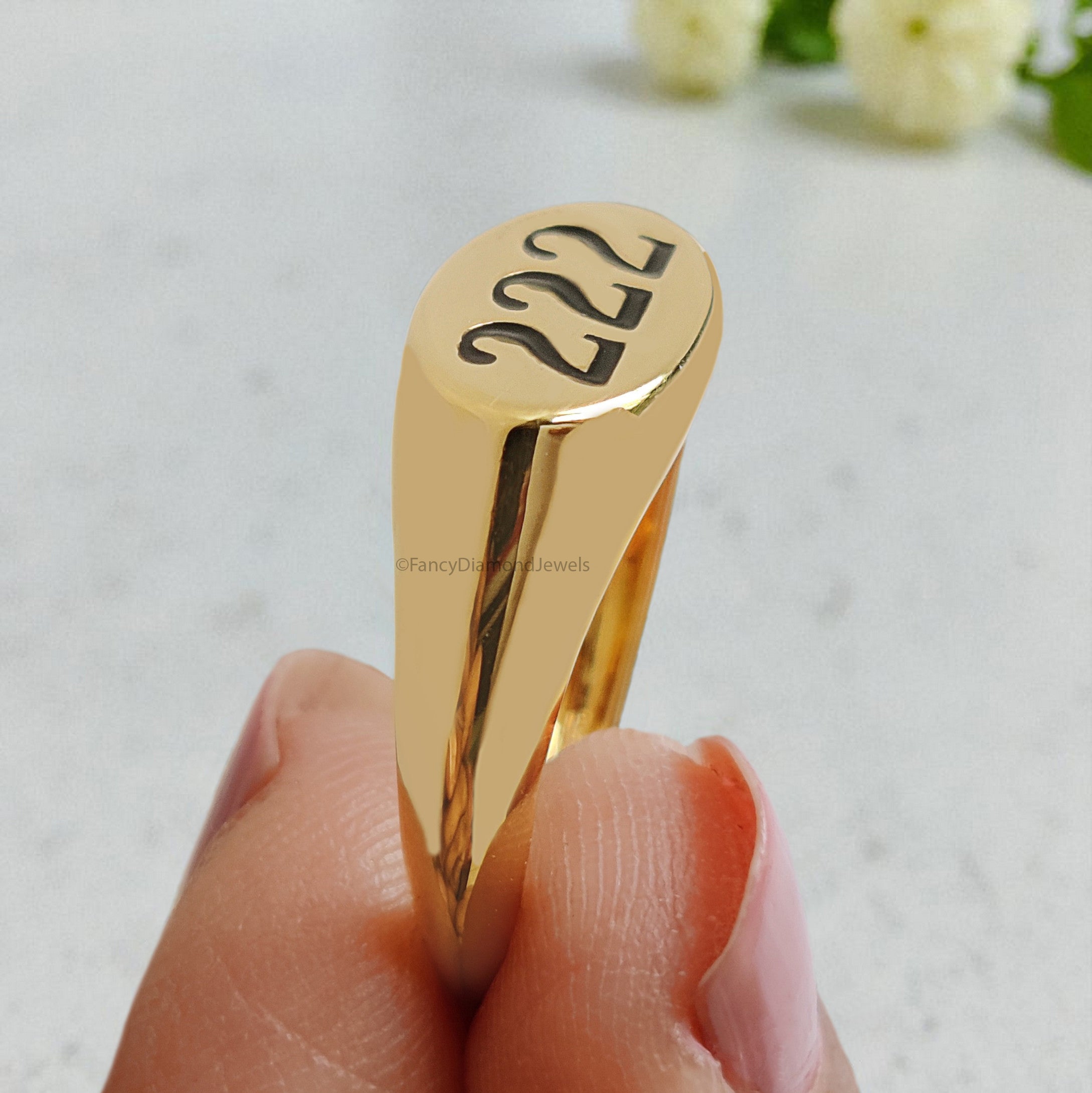 Angel Number 111 777 888 Gold Ring with Free Numerology Reading Report Lo Shu Grid Name Compatibility Custom Lucky Number Silver Ring FD405
