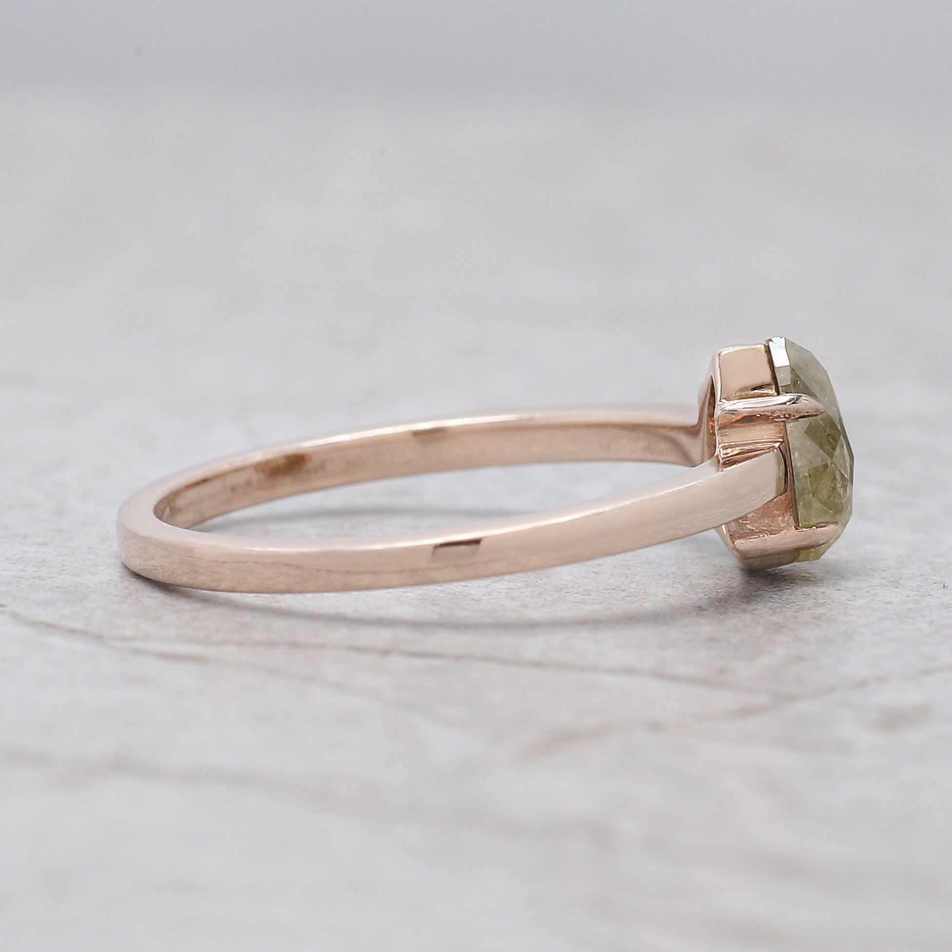 Pear Diamond Ring, Pear Engagement Ring, Yellow Color Pear Diamond Ring, Pear Shape Diamond Ring, Pear Cut Ring, Solitaire Ring, KD1126