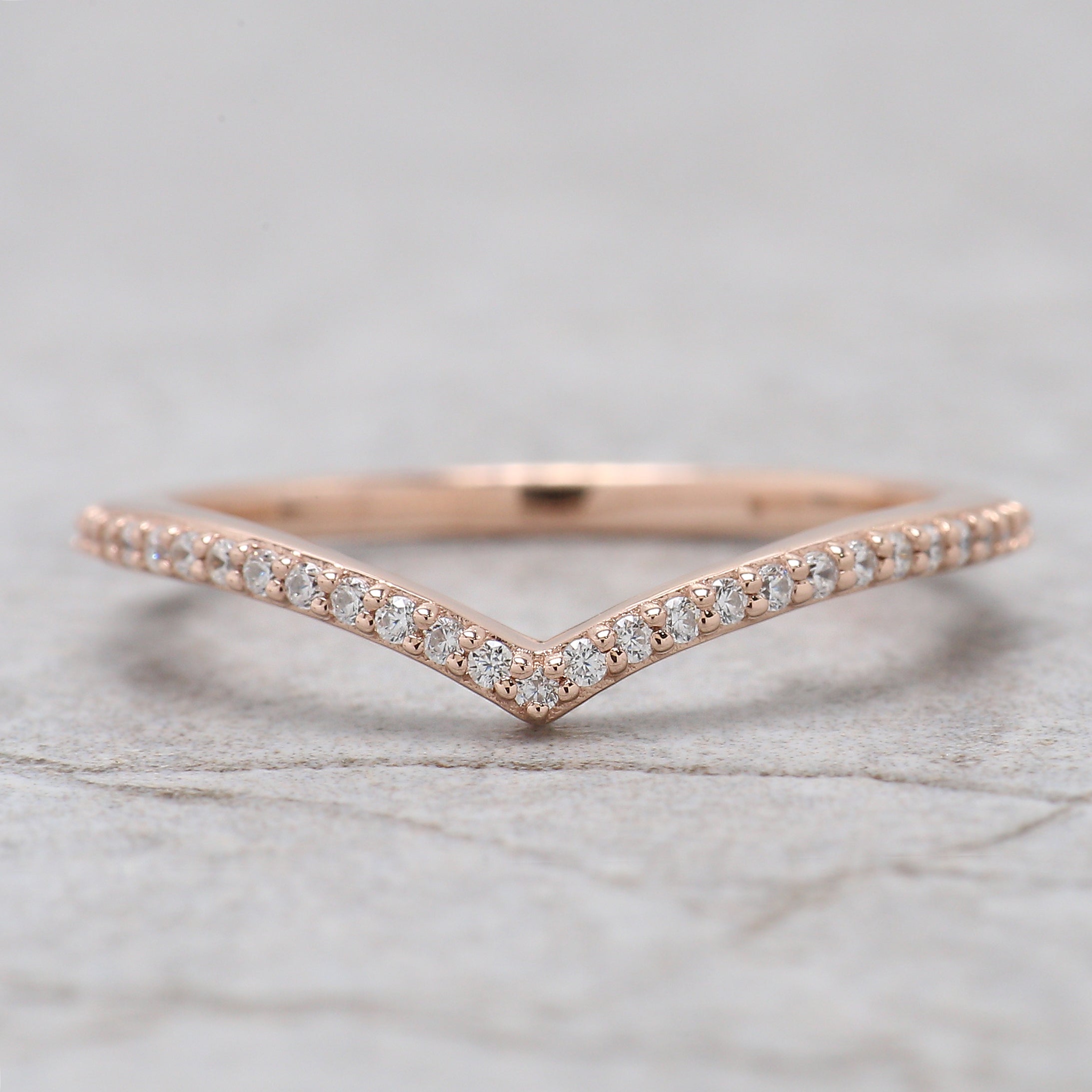 Hexagon Cut Brown Color Diamond Ring 0.68 Ct 5.76 MM Hexagon Diamond Ring 14K Solid Rose Gold Silver Engagement Ring Gift For Her QN2199