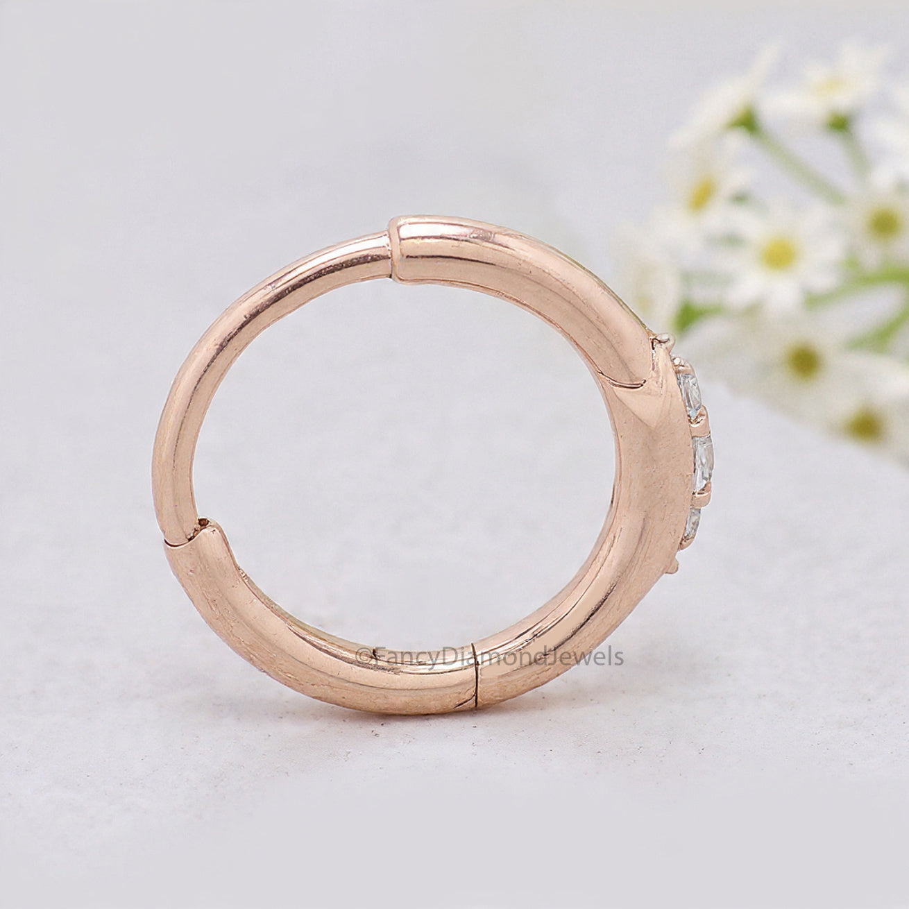 Nose Ring Nose Studs Natural Diamond Nose Ring Nose Ring Hoop Nose Stud Rose Gold Nose Ring Gold Nose Ring Diamond Nose Stud Hoop FD498