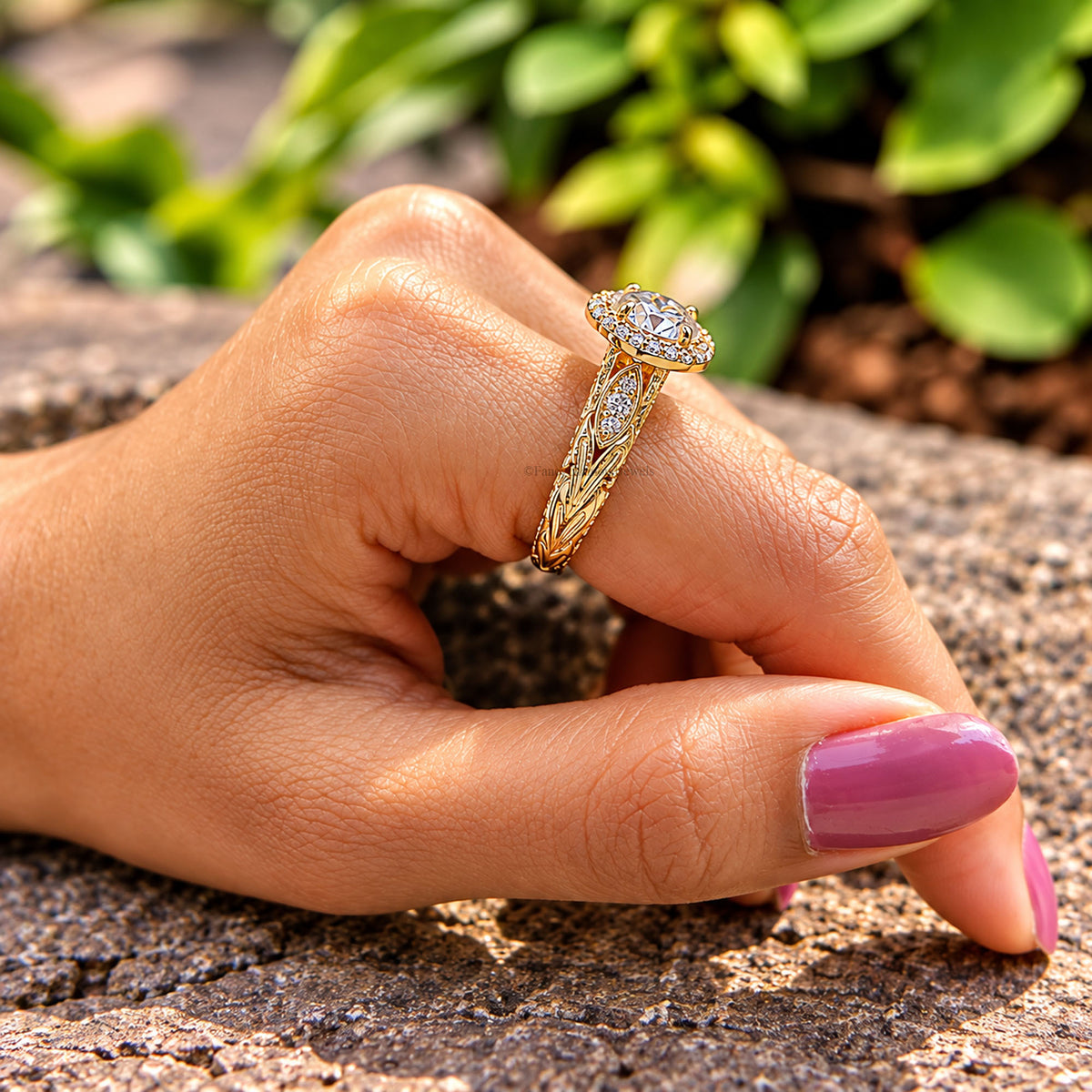 1.82 CT Round Cut Engagement Ring in Solid Yellow 10K/14k/18k Gold Round Solitaire Engagement Ring Bridal Wedding Ring Promise Ring FD615